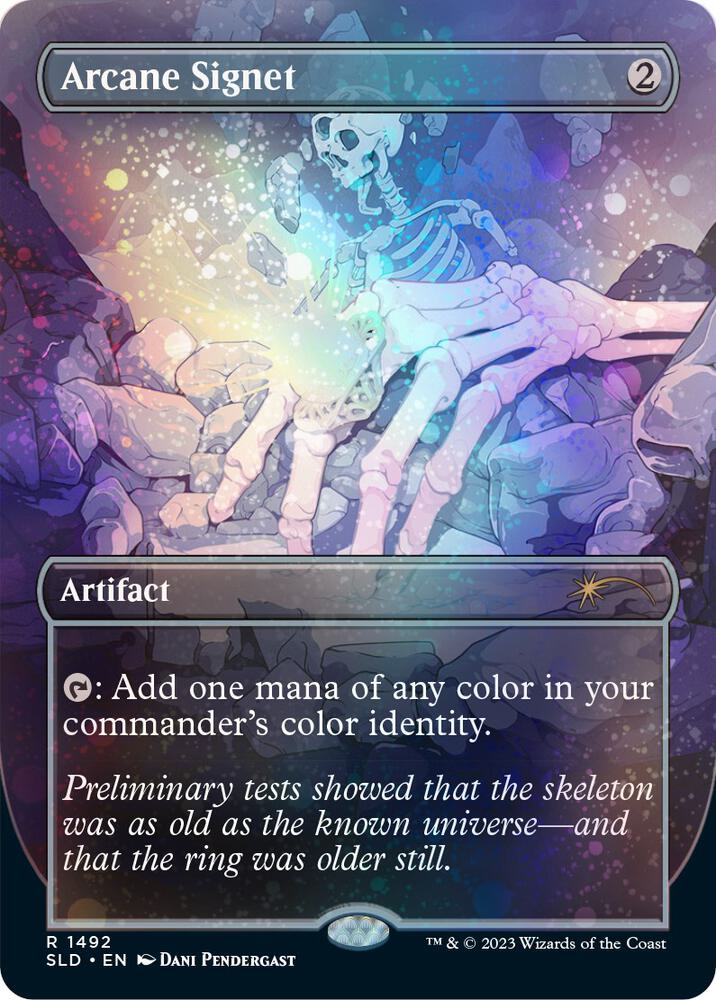 Arcane Signet (1492) (Galaxy Foil) [Secret Lair Drop] [Borderless]