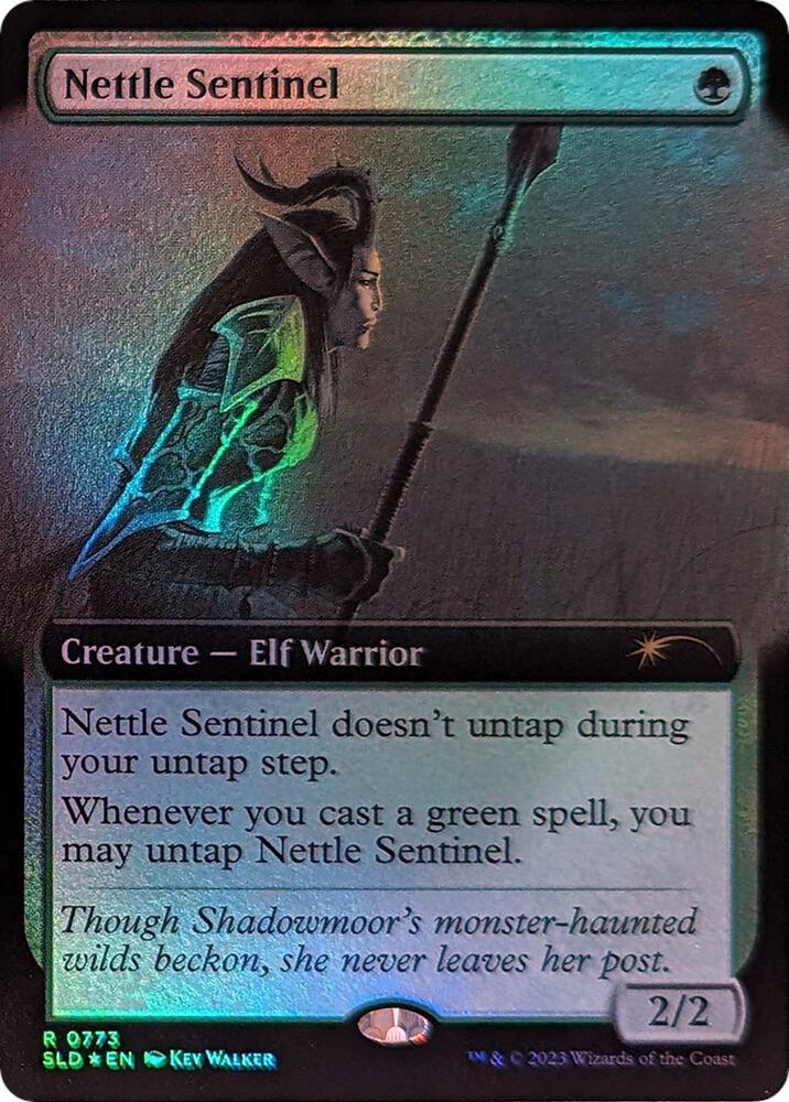 Nettle Sentinel (Extended Art) (773) [Secret Lair Drop] [Extended Art]