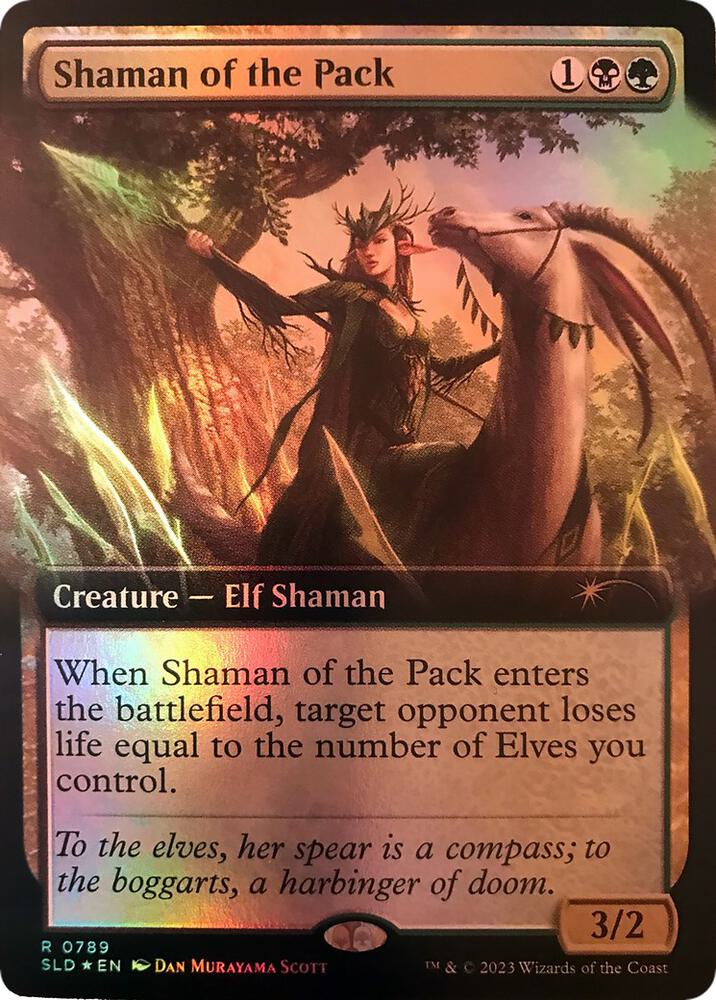 Shaman of the Pack (Extended Art) (789) [Secret Lair Drop] [Extended Art]