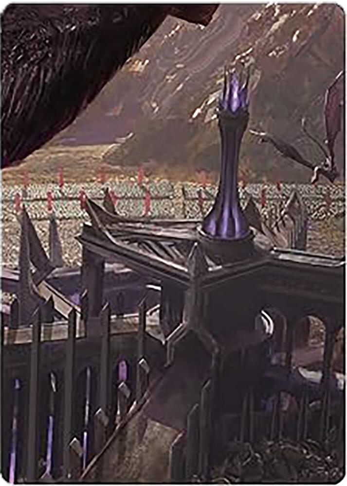 Minas Morgul, Dark Fortress Art Card (24) [Universes Beyond: The Lord of the Rings: Tales of Middle-earth Art Series]