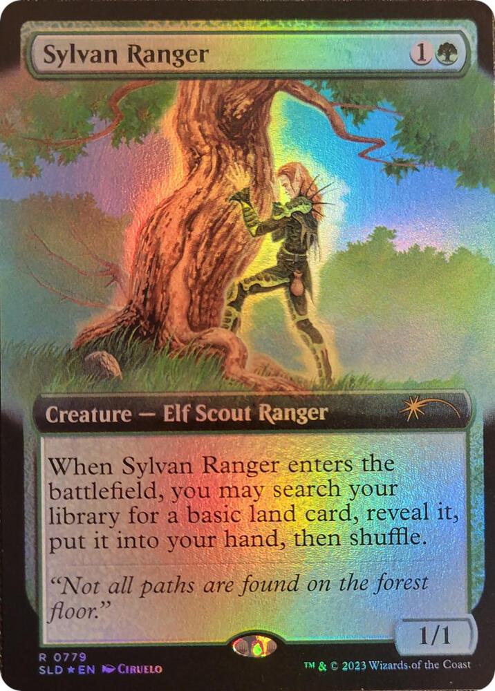 Sylvan Ranger (Extended Art) (779) [Secret Lair Drop] [Extended Art]