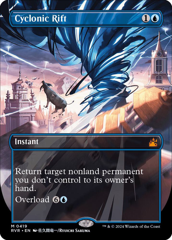 Cyclonic Rift (Anime Borderless) (419) [Ravnica Remastered] [Borderless]