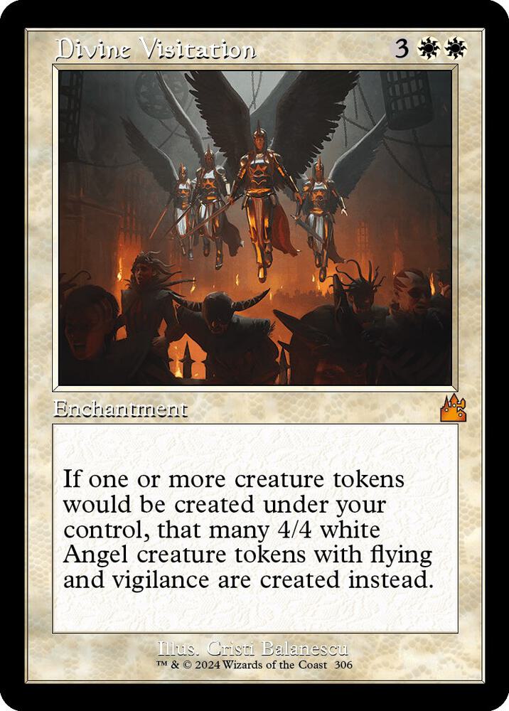 Divine Visitation (Retro Frame) (306) [Ravnica Remastered]