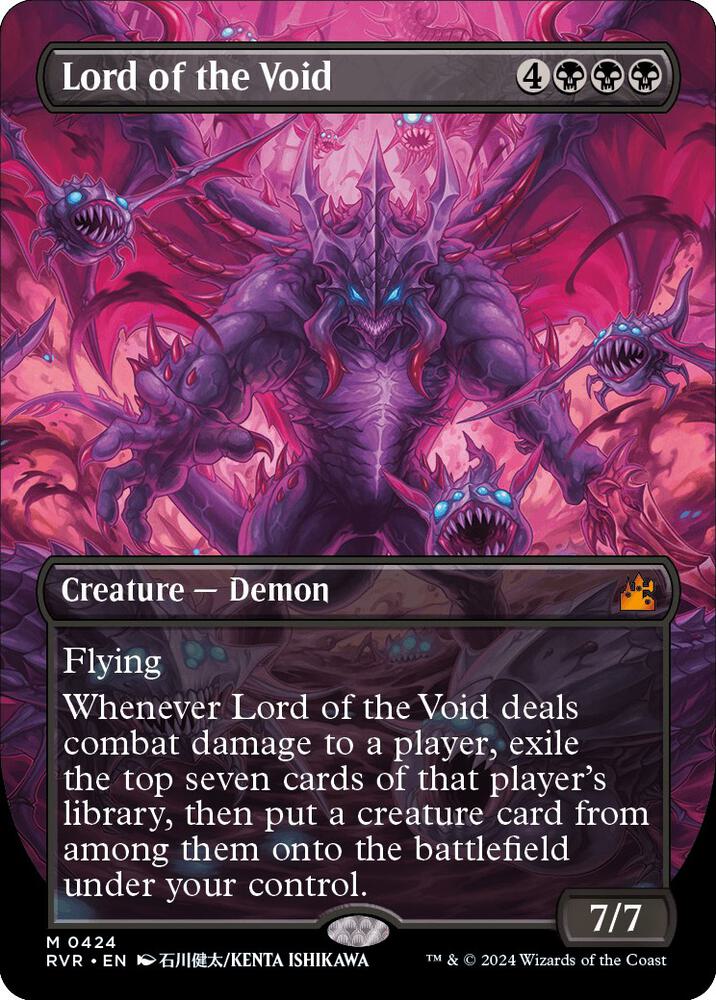 Lord of the Void (Anime Borderless) (424) [Ravnica Remastered] [Borderless]