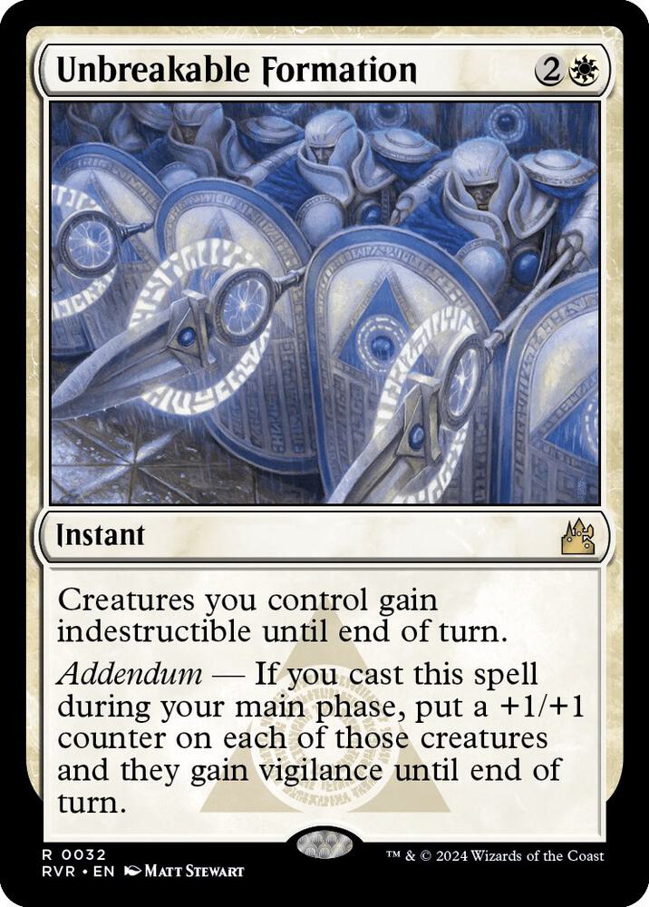 Unbreakable Formation (32) [Ravnica Remastered]