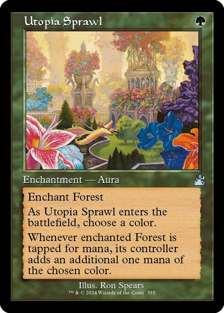 Utopia Sprawl (Retro Frame) (355) [Ravnica Remastered]