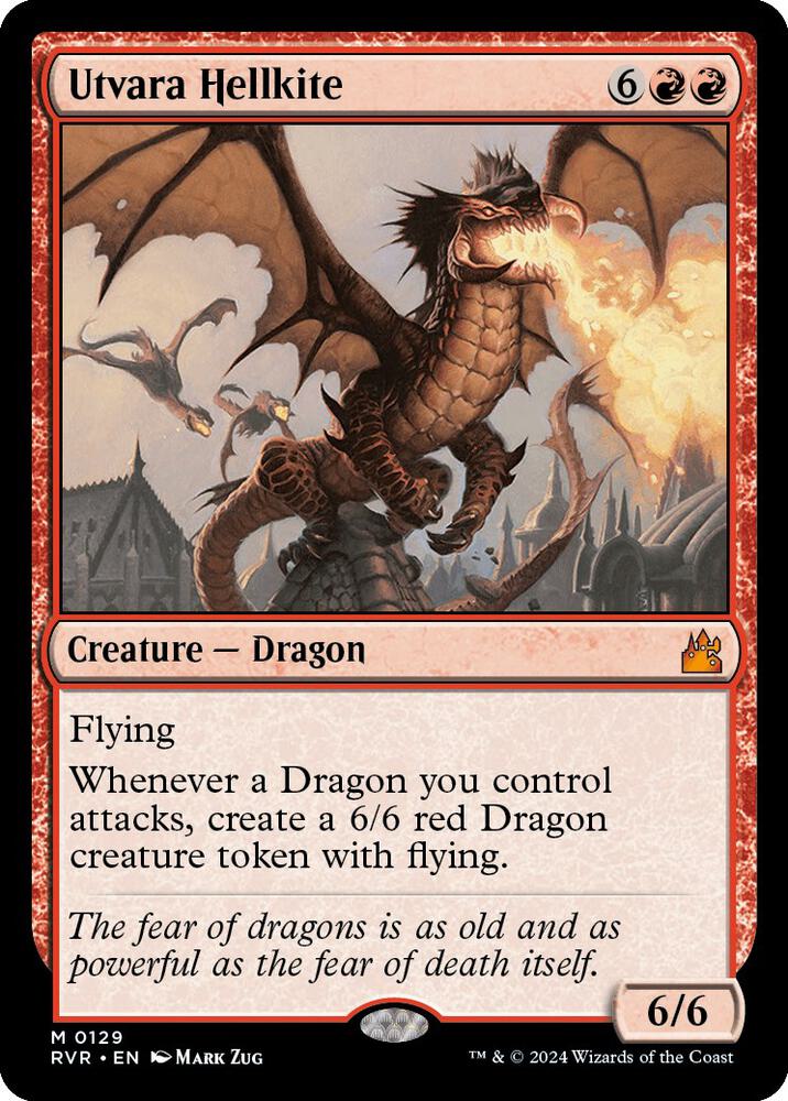 Utvara Hellkite (129) [Ravnica Remastered]