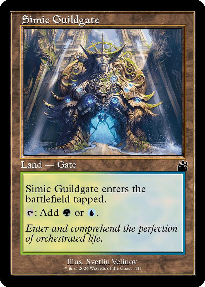 Simic Guildgate (Retro Frame) (411) [Ravnica Remastered]