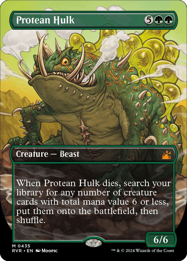 Protean Hulk (Anime Borderless) (435) [Ravnica Remastered] [Borderless]