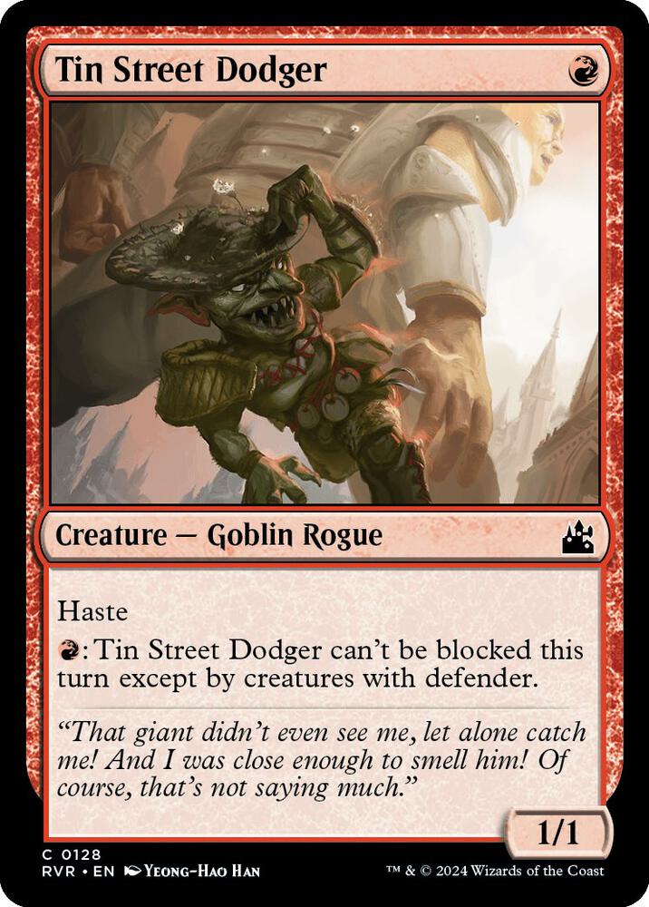 Tin Street Dodger (128) [Ravnica Remastered]