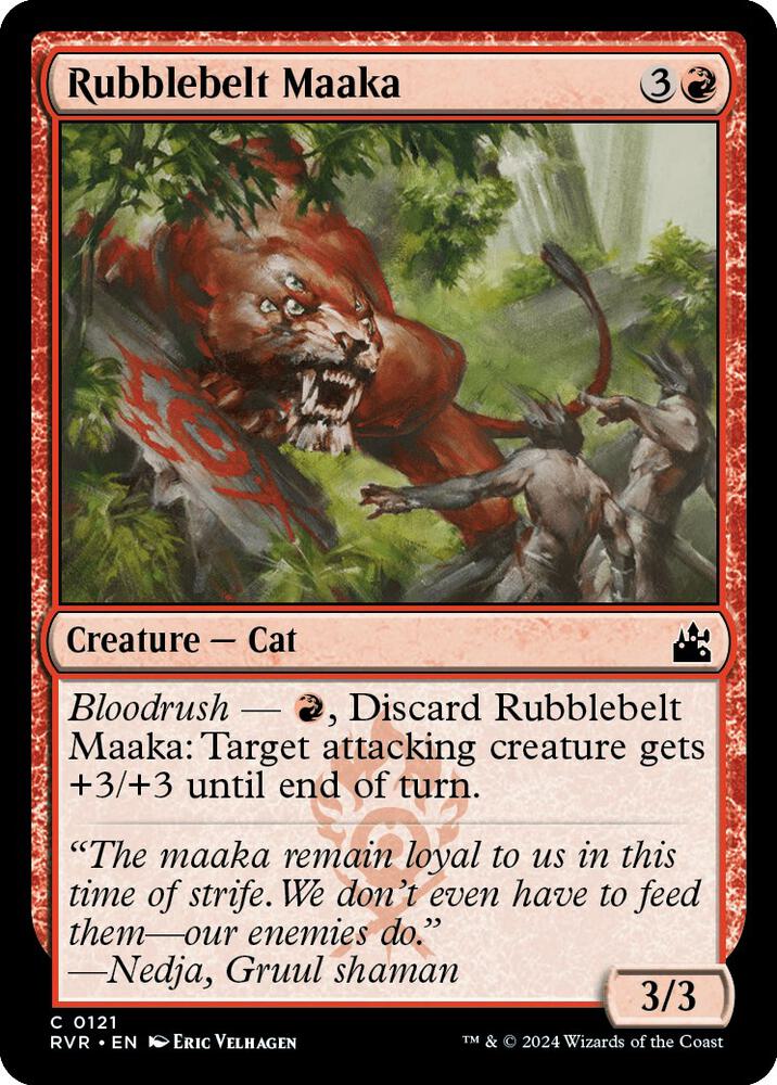 Rubblebelt Maaka (121) [Ravnica Remastered]