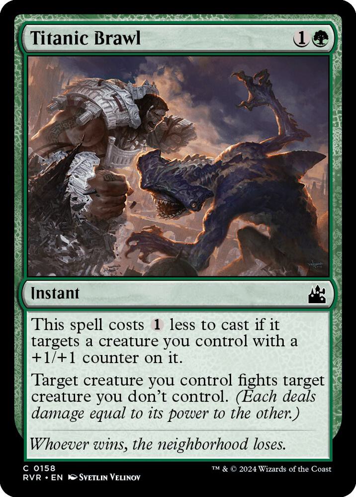 Titanic Brawl (158) [Ravnica Remastered]
