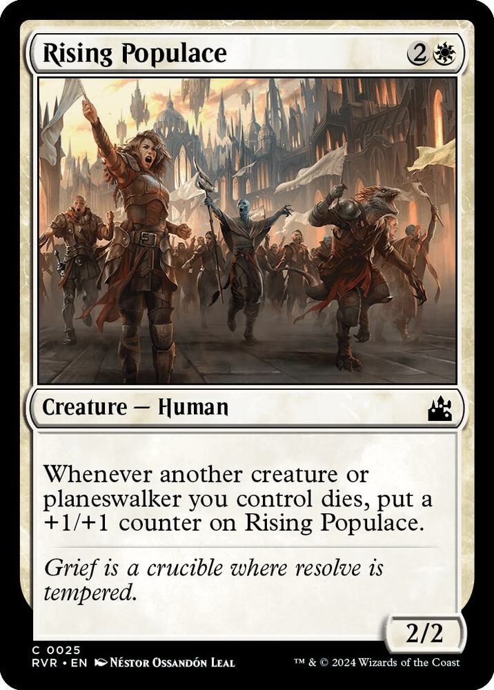 Rising Populace (25) [Ravnica Remastered]