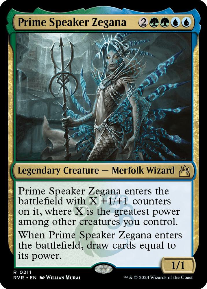 Prime Speaker Zegana (211) [Ravnica Remastered]