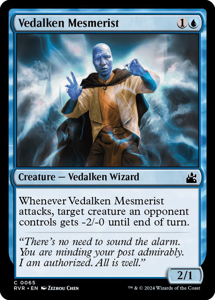 Vedalken Mesmerist (65) [Ravnica Remastered]