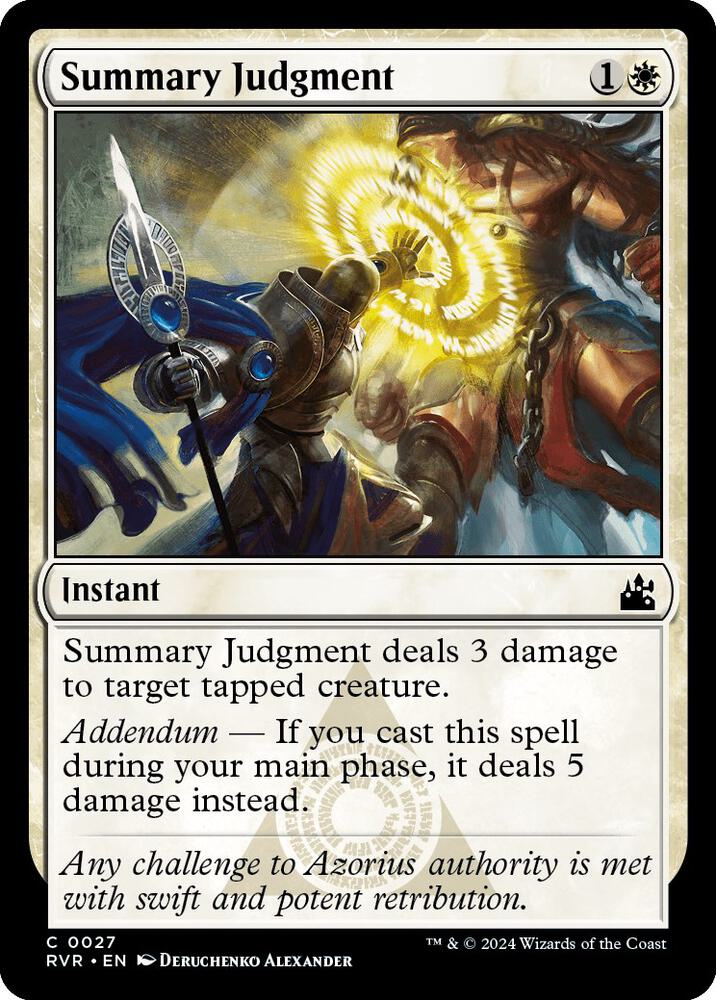 Summary Judgment (27) [Ravnica Remastered]