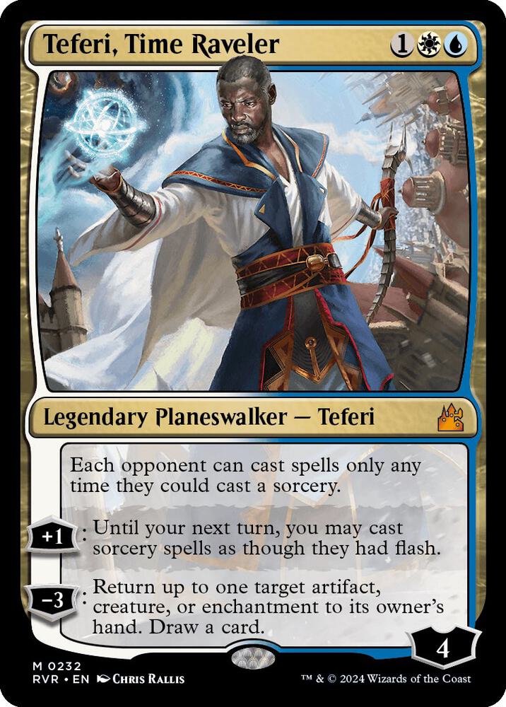 Teferi, Time Raveler (232) [Ravnica Remastered]