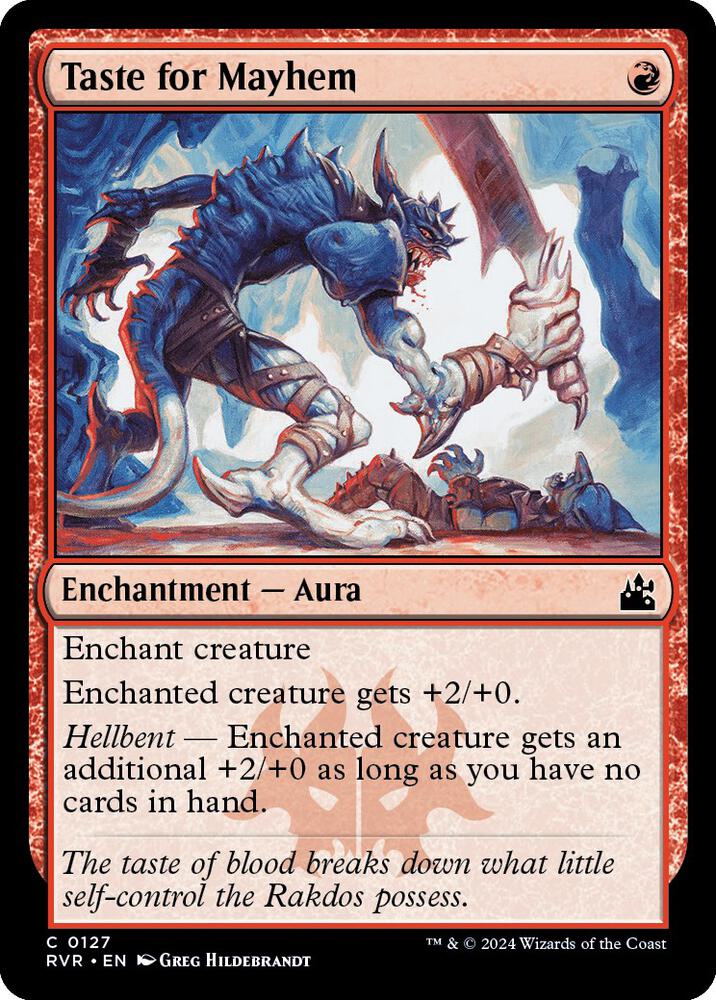 Taste for Mayhem (127) [Ravnica Remastered]