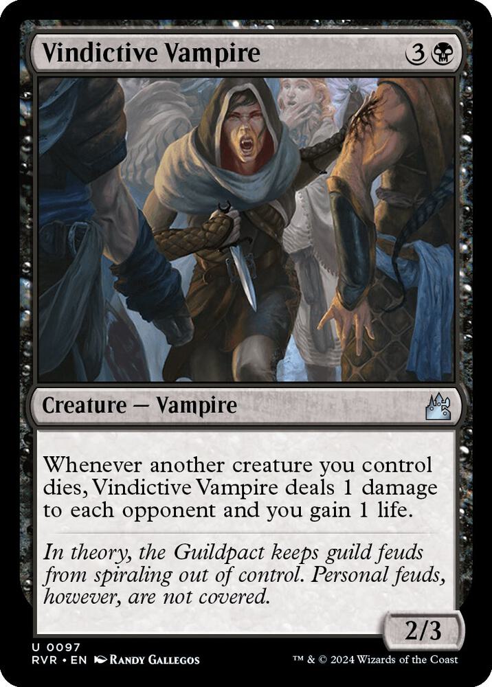 Vindictive Vampire (97) [Ravnica Remastered]