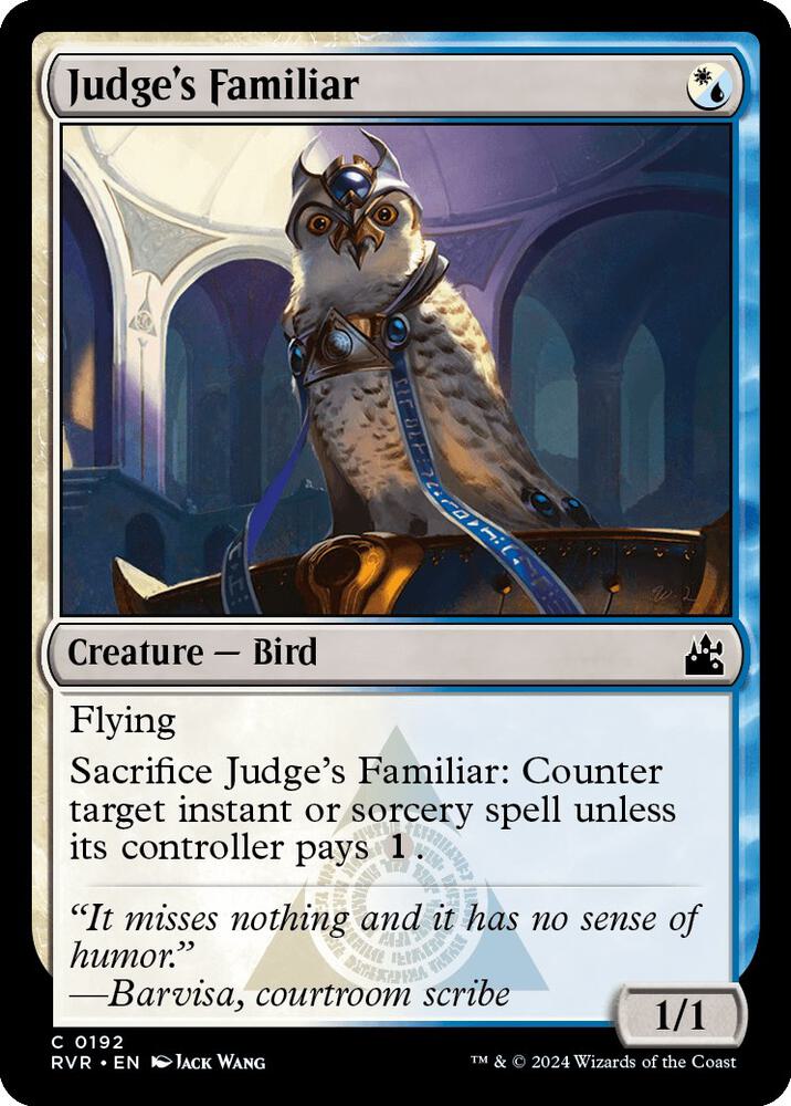 Judge's Familiar (192) [Ravnica Remastered]