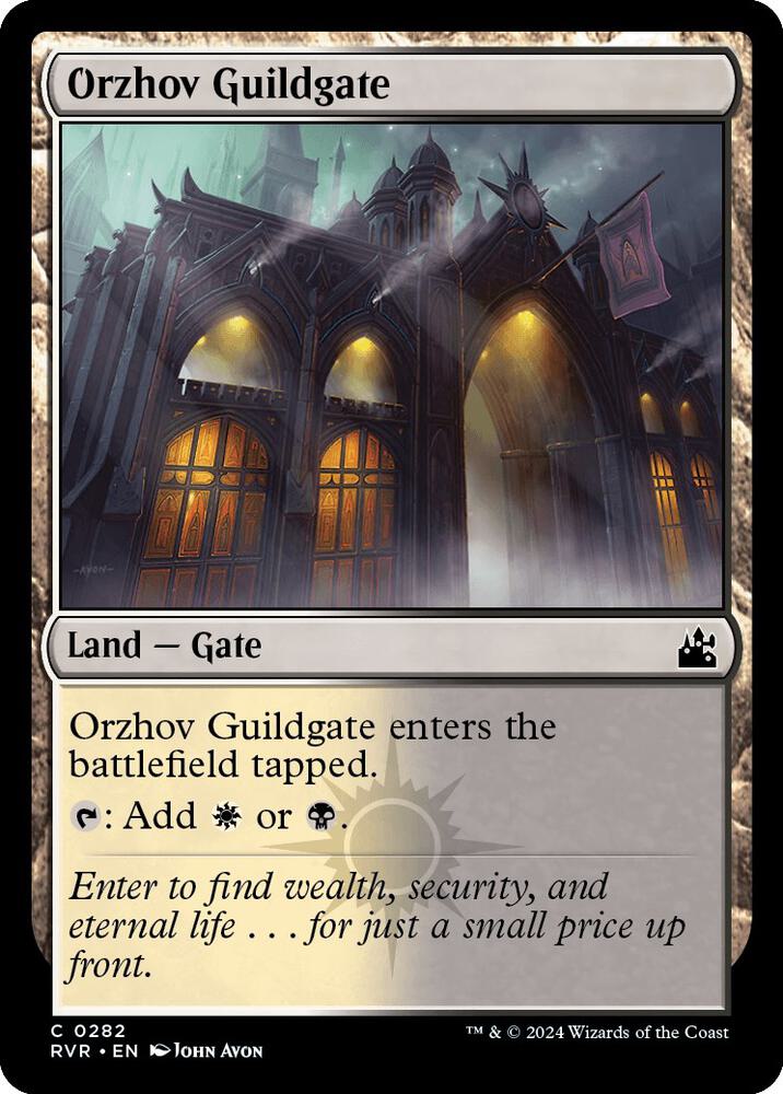 Orzhov Guildgate (282) [Ravnica Remastered]