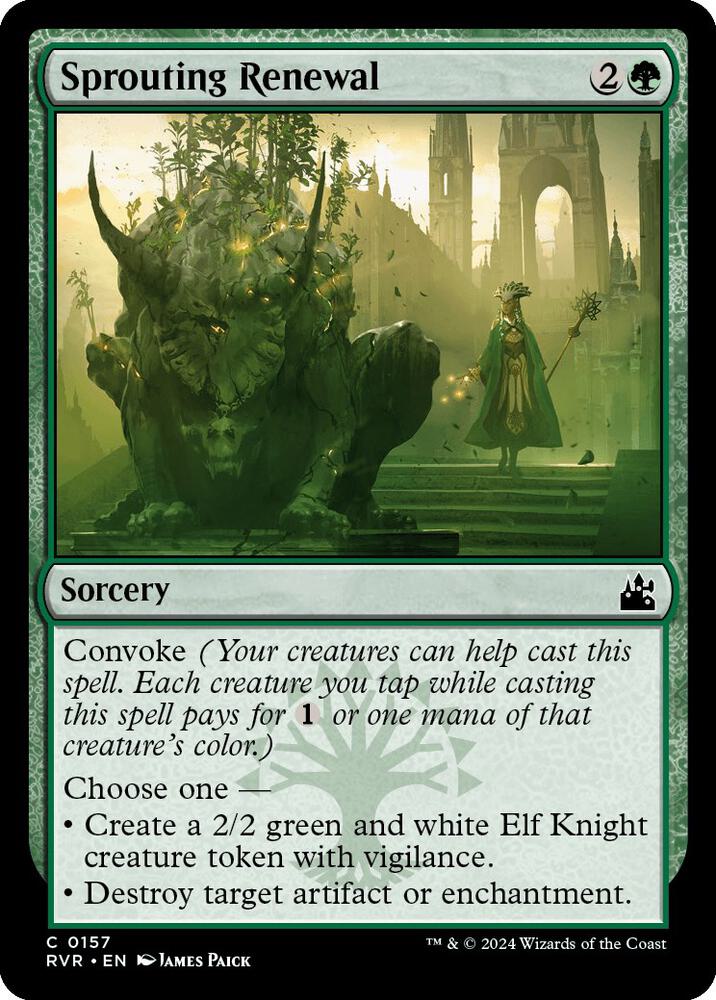 Sprouting Renewal (157) [Ravnica Remastered]