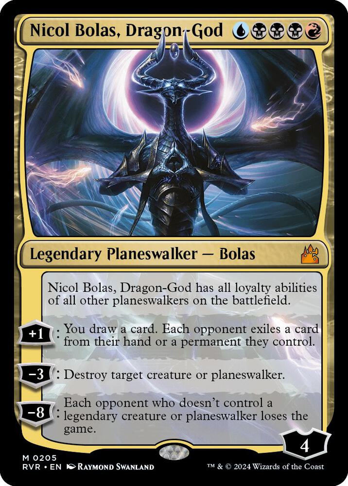 Nicol Bolas, Dragon-God (205) [Ravnica Remastered]