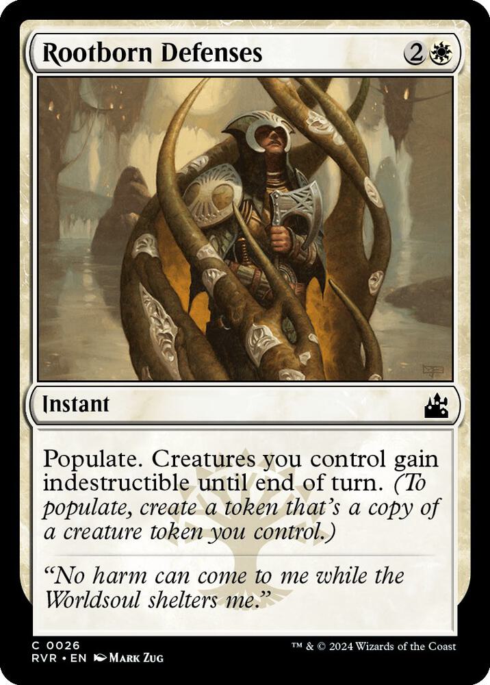 Rootborn Defenses (26) [Ravnica Remastered]