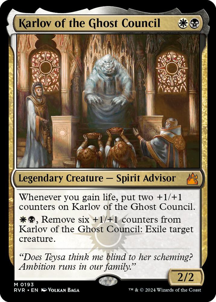 Karlov of the Ghost Council (193) [Ravnica Remastered]