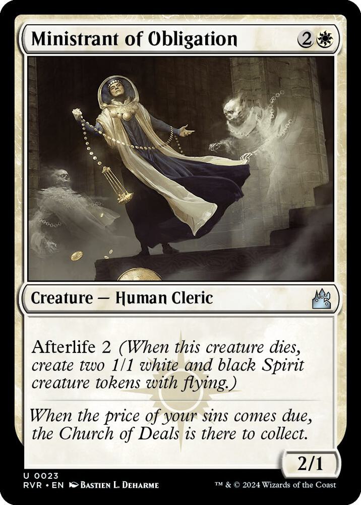 Ministrant of Obligation (23) [Ravnica Remastered]