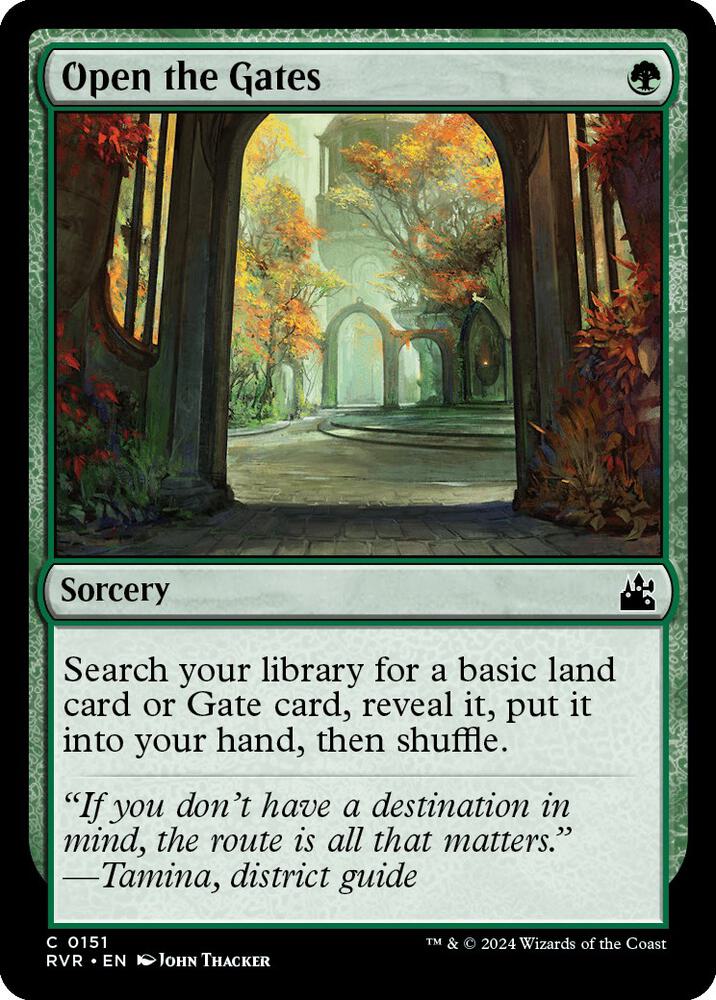 Open the Gates (151) [Ravnica Remastered]