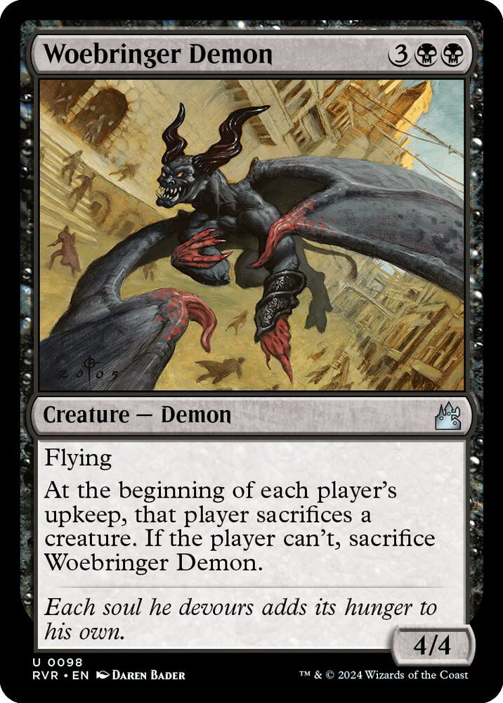 Woebringer Demon (98) [Ravnica Remastered]