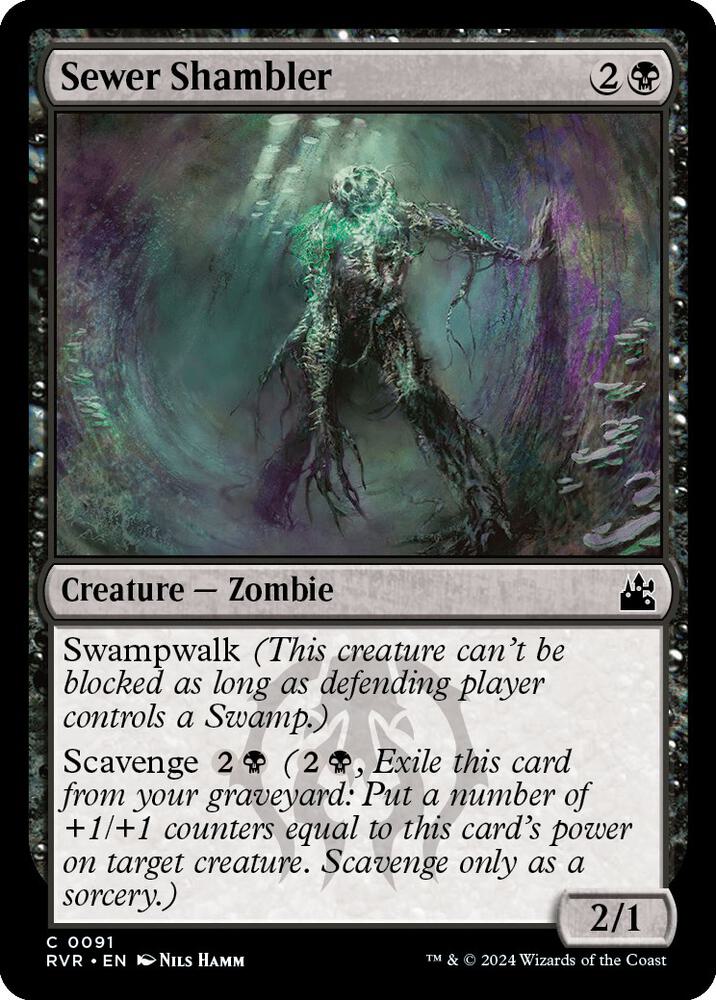 Sewer Shambler (91) [Ravnica Remastered]