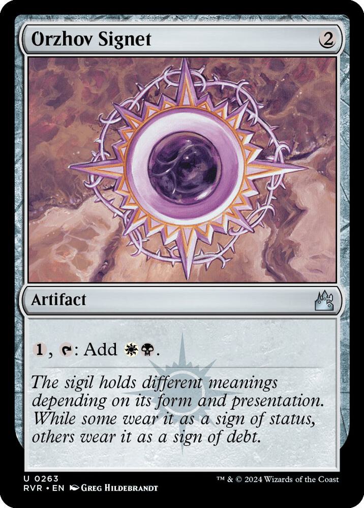 Orzhov Signet (263) [Ravnica Remastered]