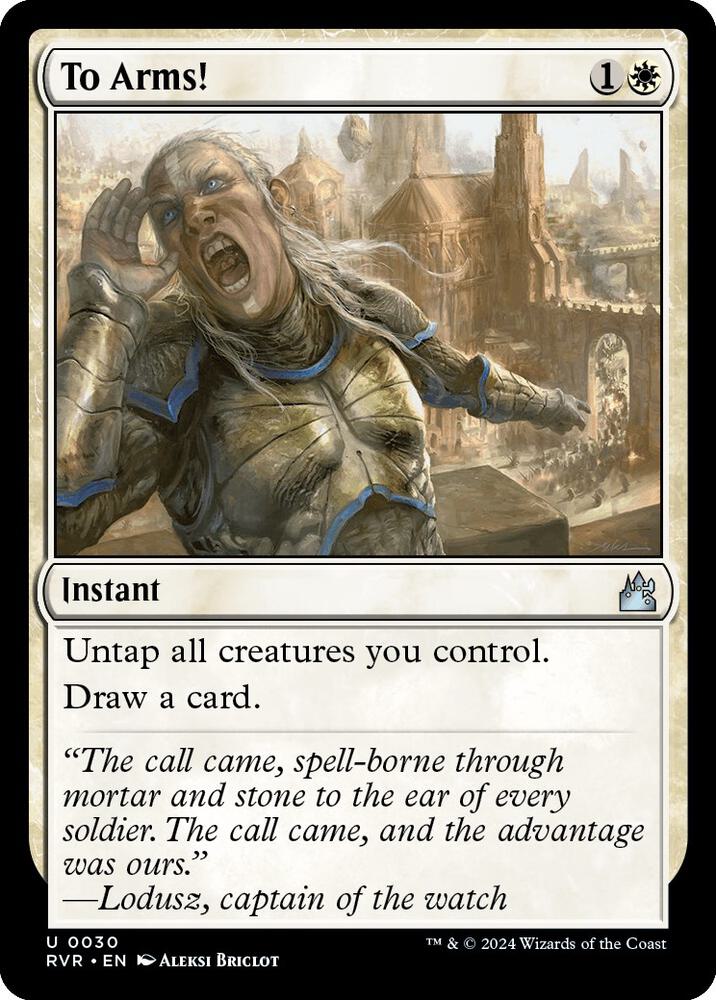 To Arms! (30) [Ravnica Remastered]