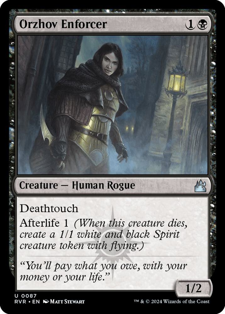Orzhov Enforcer (87) [Ravnica Remastered]