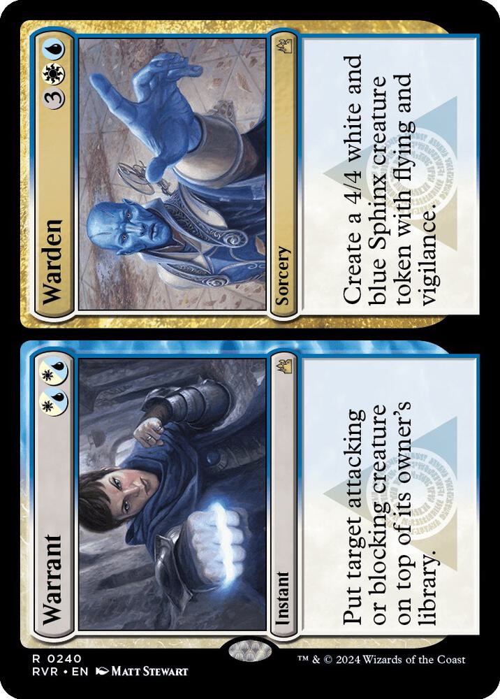 Warrant // Warden (240) [Ravnica Remastered]