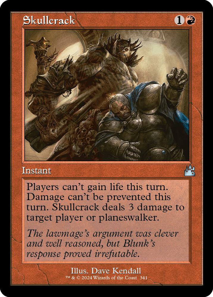 Skullcrack (Retro Frame) (341) [Ravnica Remastered]
