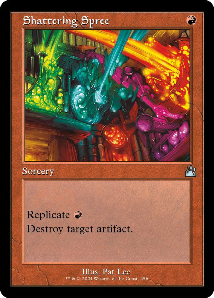 Shattering Spree (Retro Frame) (456) [Ravnica Remastered]