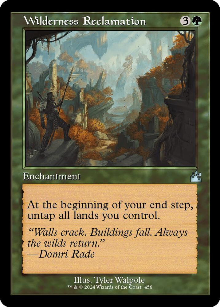 Wilderness Reclamation (Retro Frame) (458) [Ravnica Remastered]