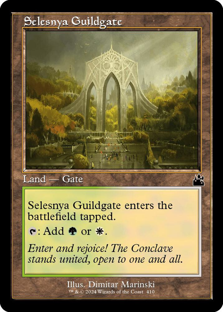 Selesnya Guildgate (Retro Frame) (410) [Ravnica Remastered]