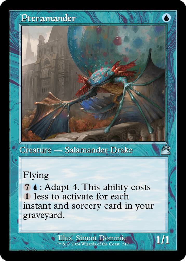 Pteramander (Retro Frame) (317) [Ravnica Remastered]