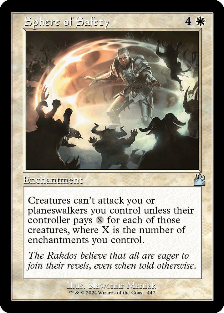 Sphere of Safety (Retro Frame) (447) [Ravnica Remastered]