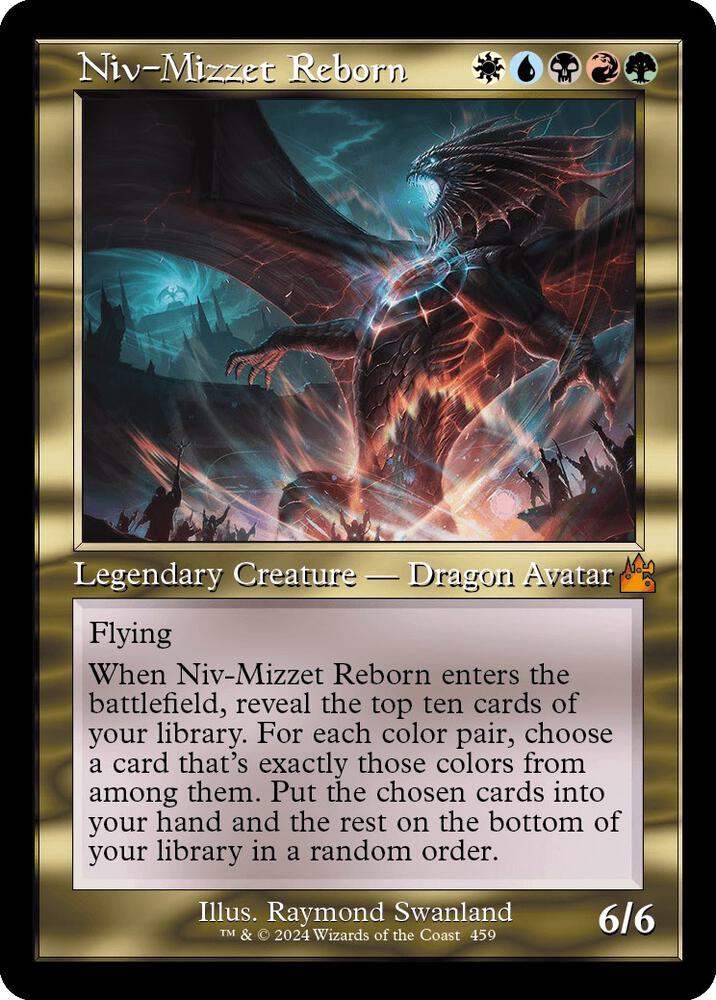 Niv-Mizzet Reborn (Retro Frame) (459) [Ravnica Remastered]