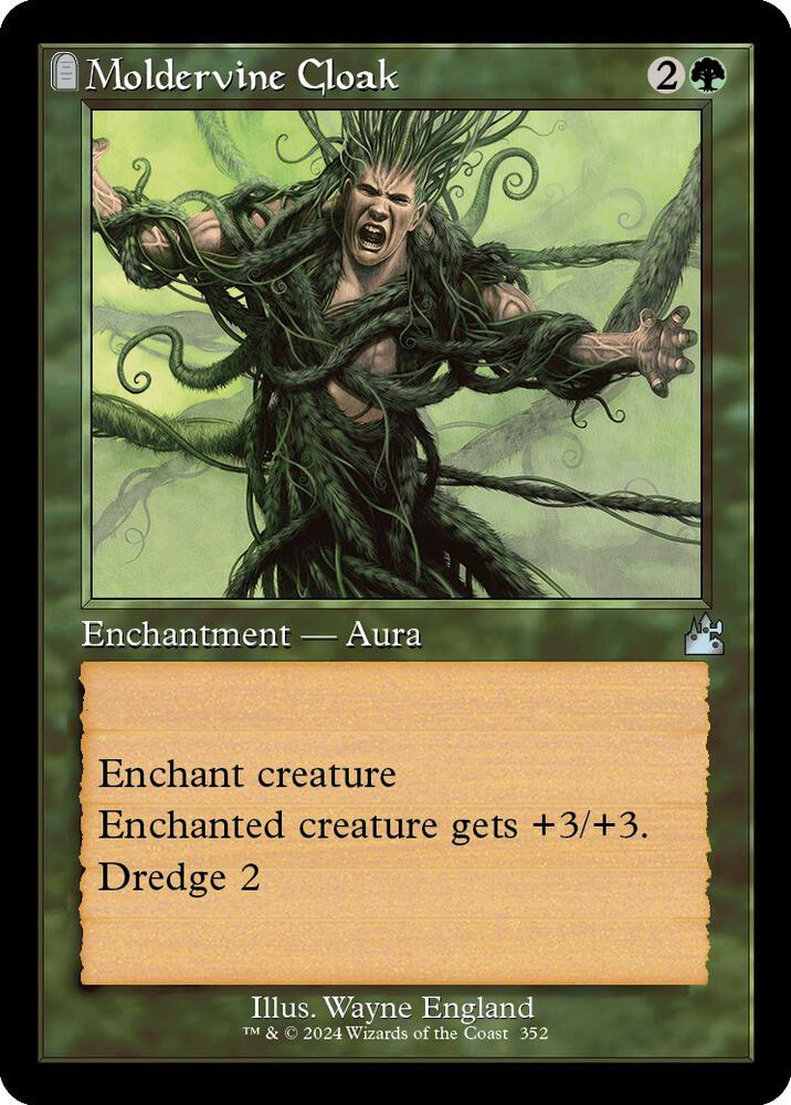 Moldervine Cloak (Retro Frame) (352) [Ravnica Remastered]