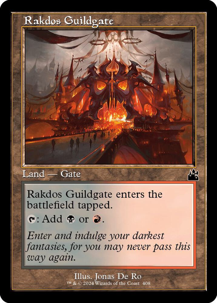 Rakdos Guildgate (Retro Frame) (408) [Ravnica Remastered]