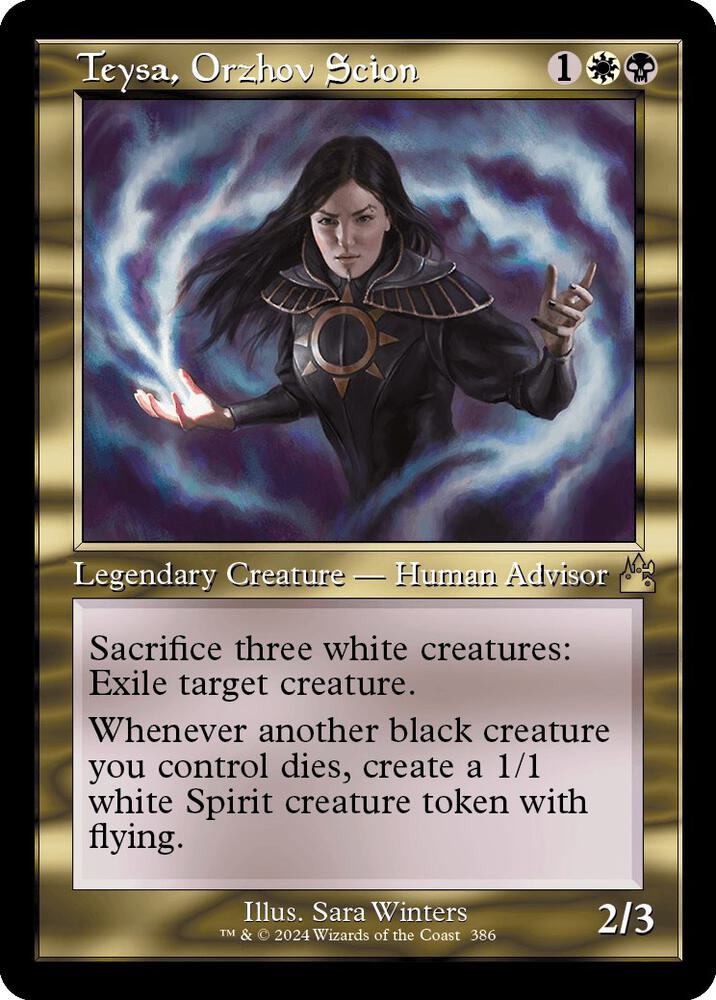 Teysa, Orzhov Scion (Retro Frame) (386) [Ravnica Remastered]