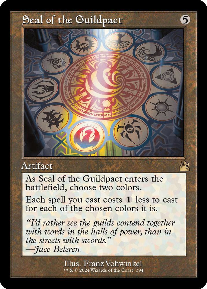 Seal of the Guildpact (Retro Frame) (394) [Ravnica Remastered]