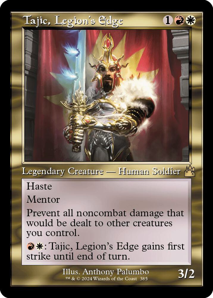 Tajic, Legion's Edge (Retro Frame) (385) [Ravnica Remastered]