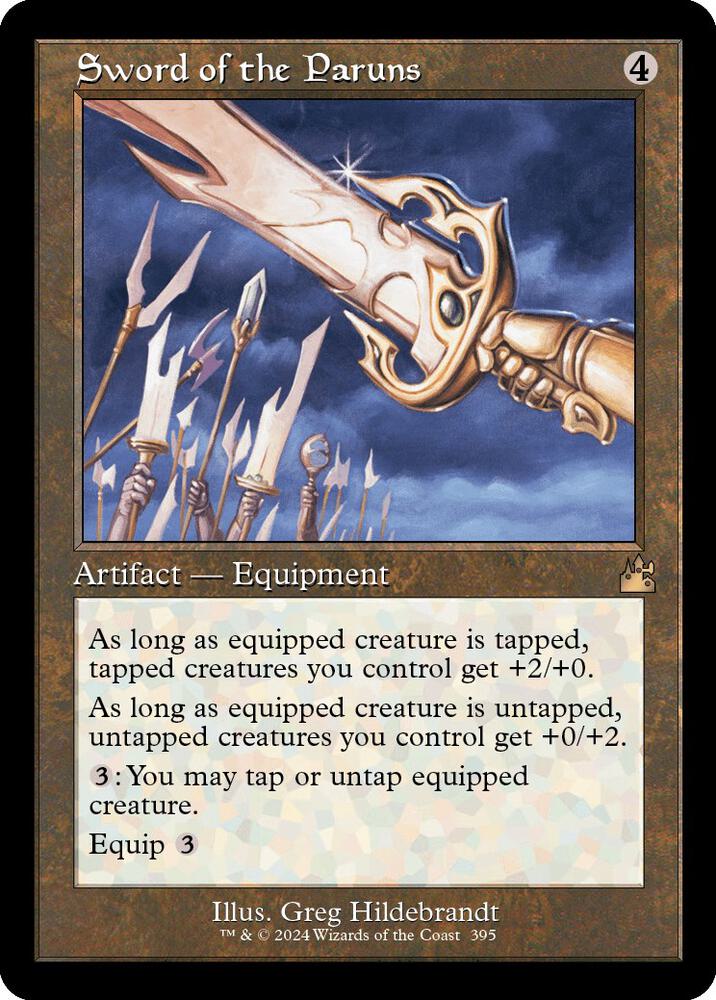 Sword of the Paruns (Retro Frame) (395) [Ravnica Remastered]